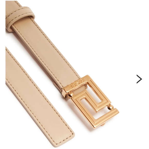 VersaceGreca Goddess leather belt